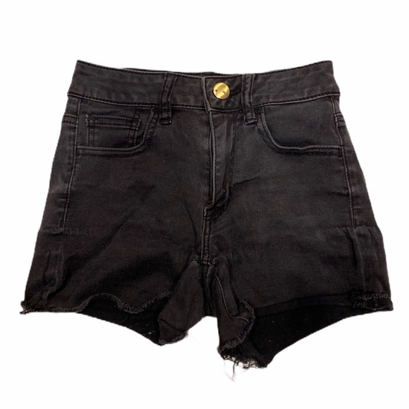 Black Jean Shorts from AE - Picture 2 of 2